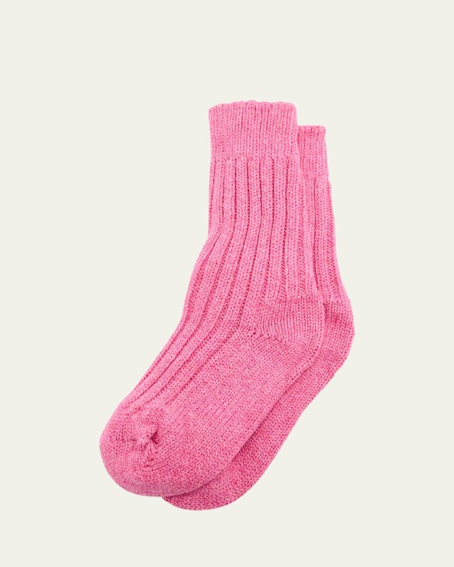 Yosemite Ribbed Cashmere Socks